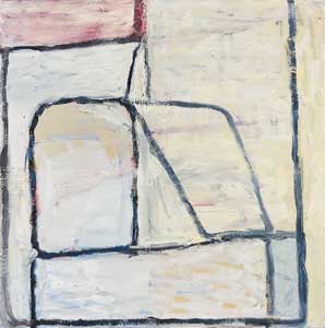 Lean, Oil on Canvas, 24"x24" 2010
