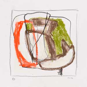 Oil Pastel on Paper 6"x6" 2012