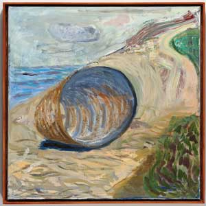 Pipe on Beach o/c 24"x24" 2010