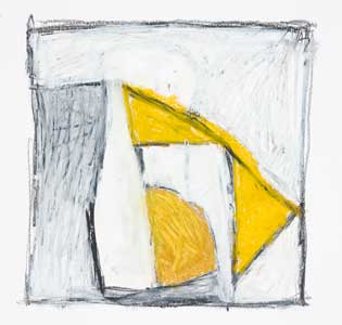 Oil Pastel and Graphite on Paper, 6"x7" 2010