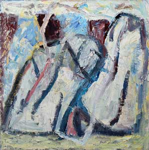 Crashing Wave, 24"x24", Oil on Canvas, 2009